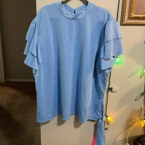 Light blue blouse from Ashley Stewart, never worn